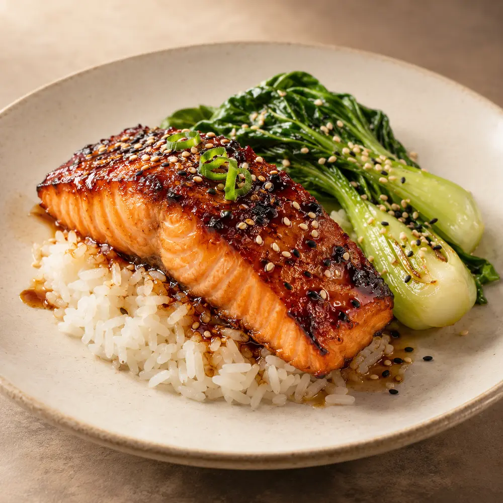 Salmón miso en MesaViva